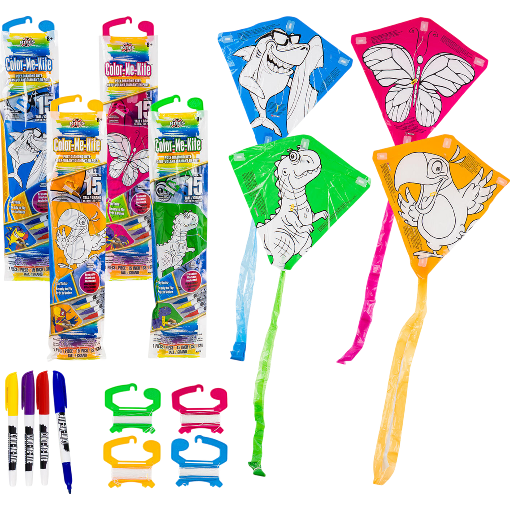 X-Kites Color-Me-Kite Poly Diamond Kite