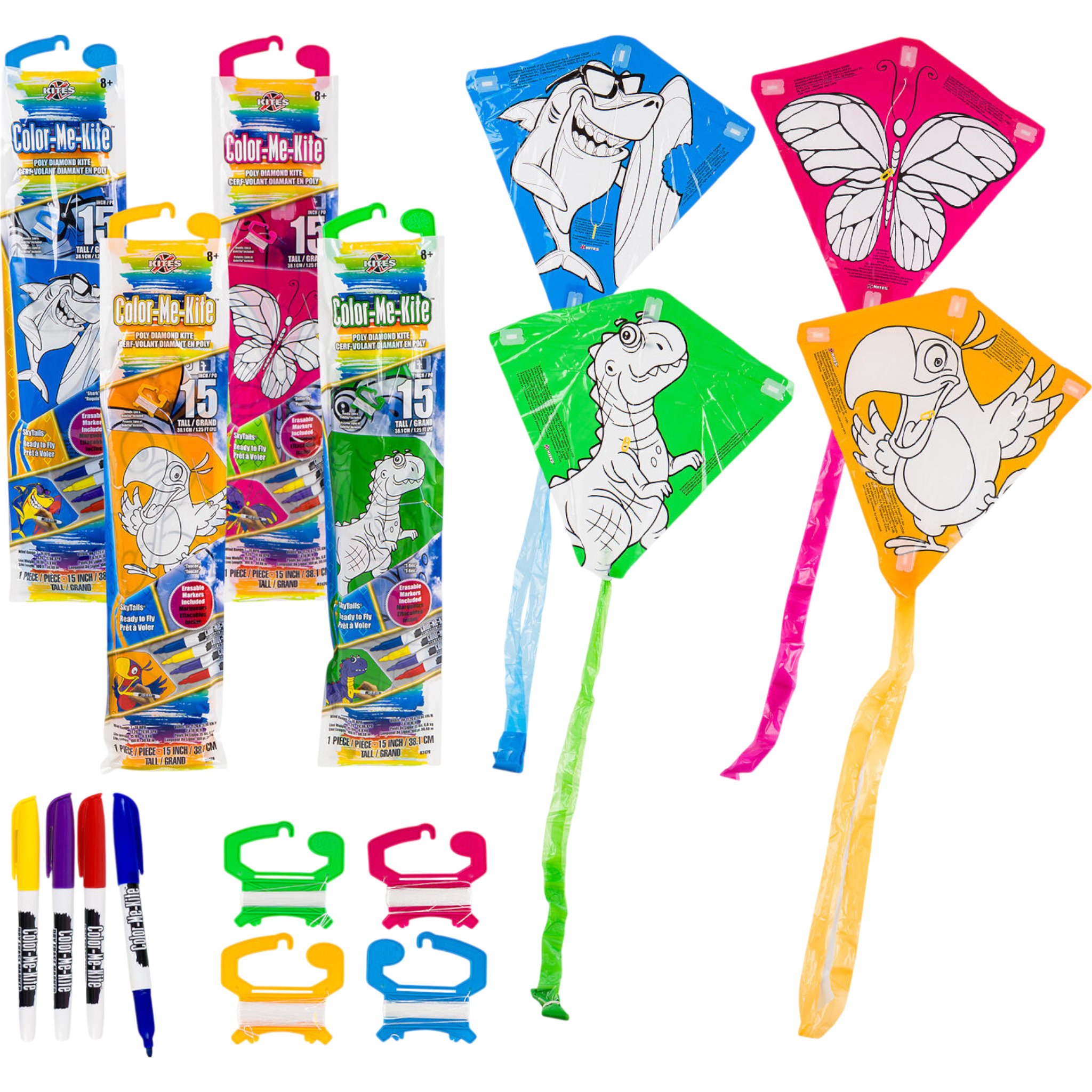 X-Kites Color-Me-Kite Poly Diamond Kite