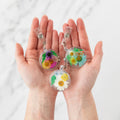 Real Flower Badge Reel for Nurse, Doctor, Therapists Teacher
