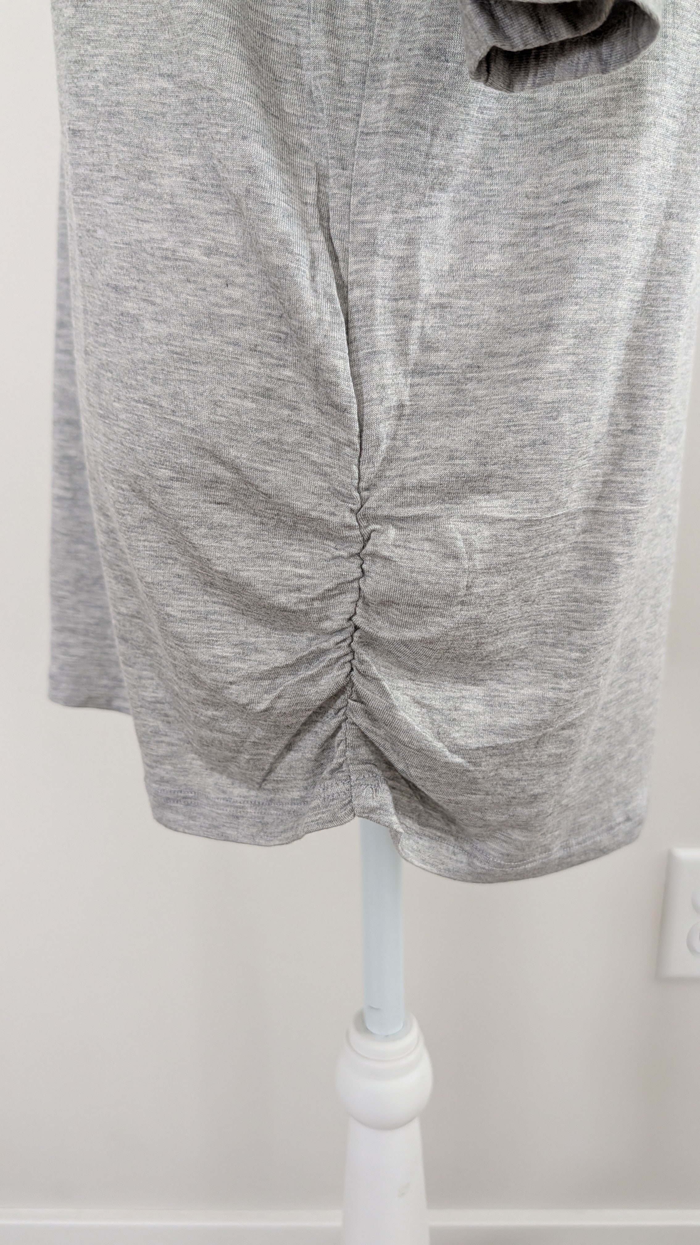 Gray V Neck Dolman