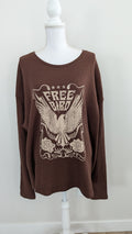 Brown Free Bird Waffle Texture