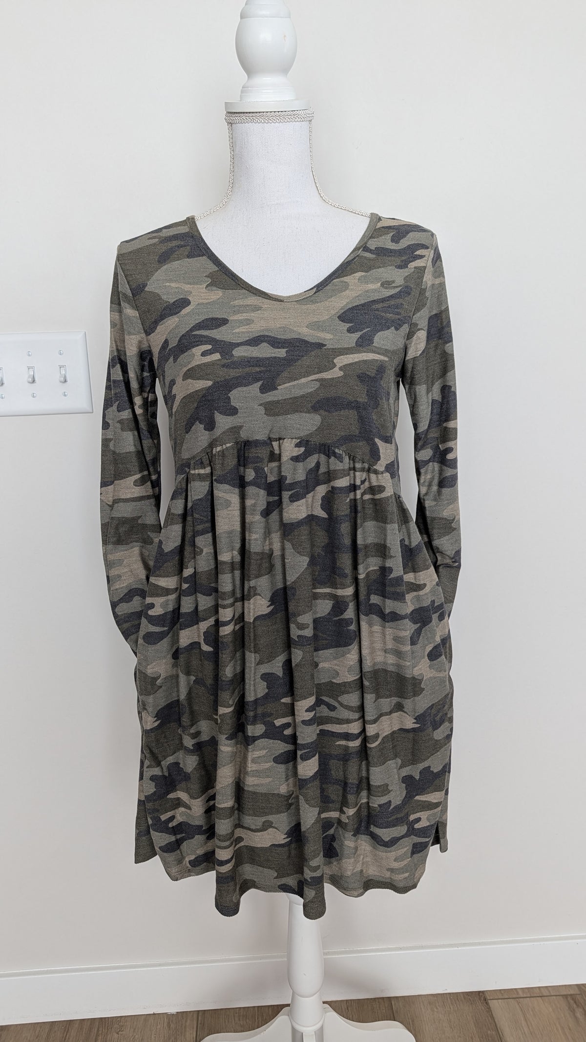 Camo Dress w/ Pockets
