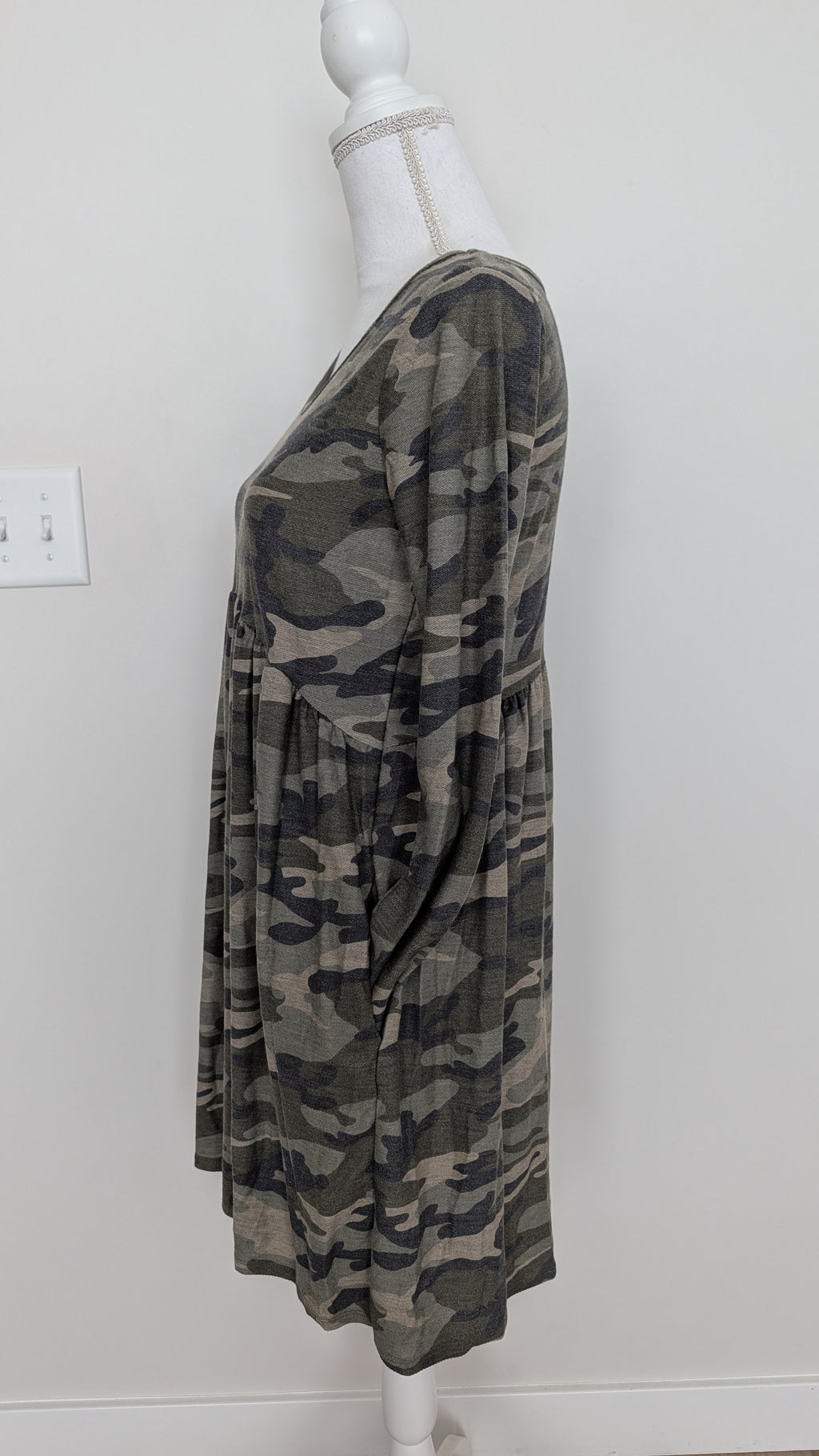 Camo Dress w/ Pockets