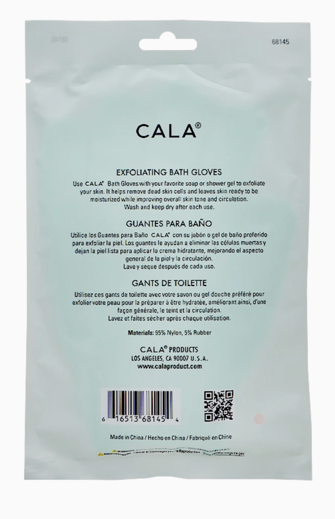 Cala Exfoliating Bath Gloves