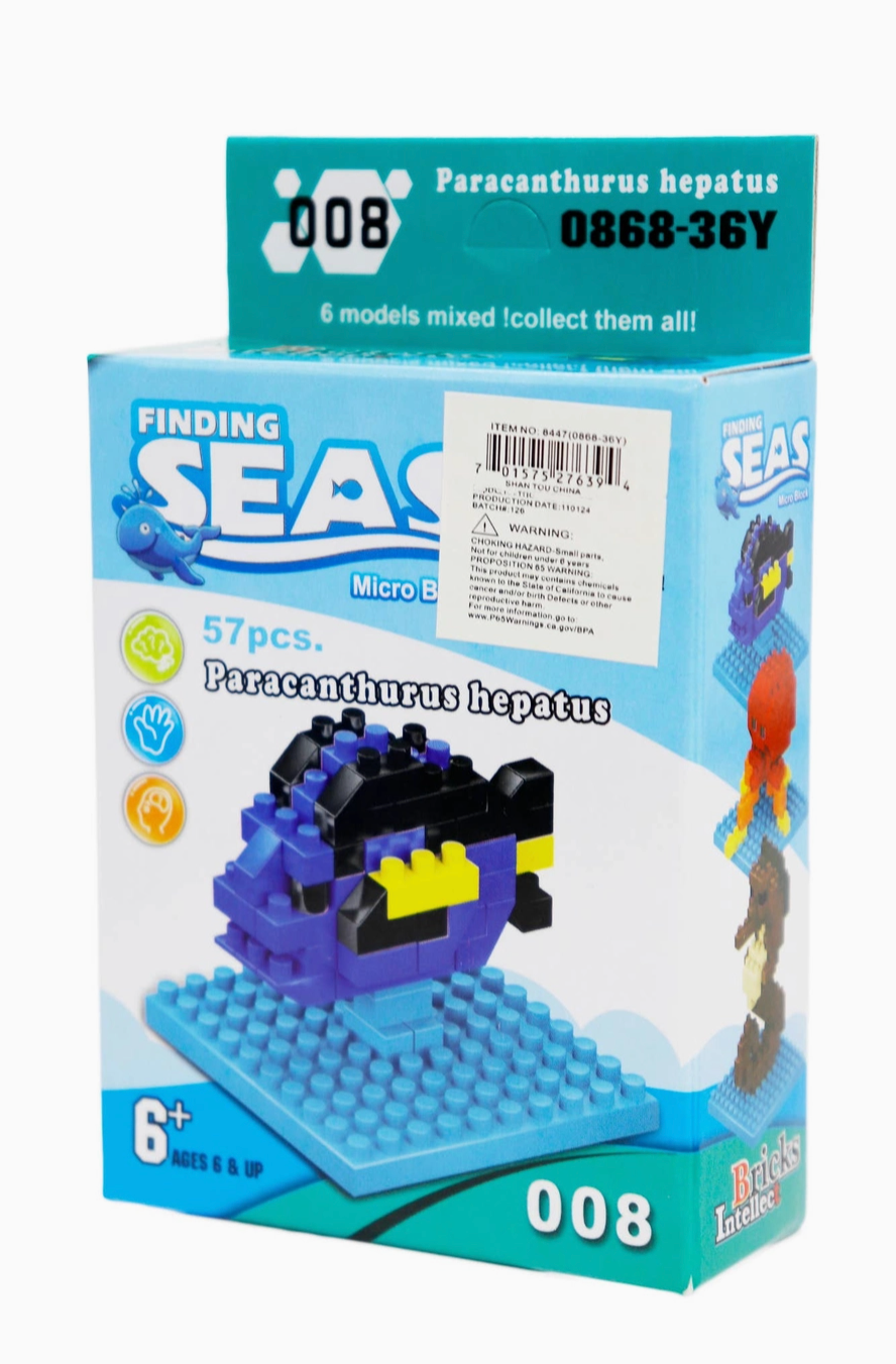 Sea Animals Diy Building Block Kit