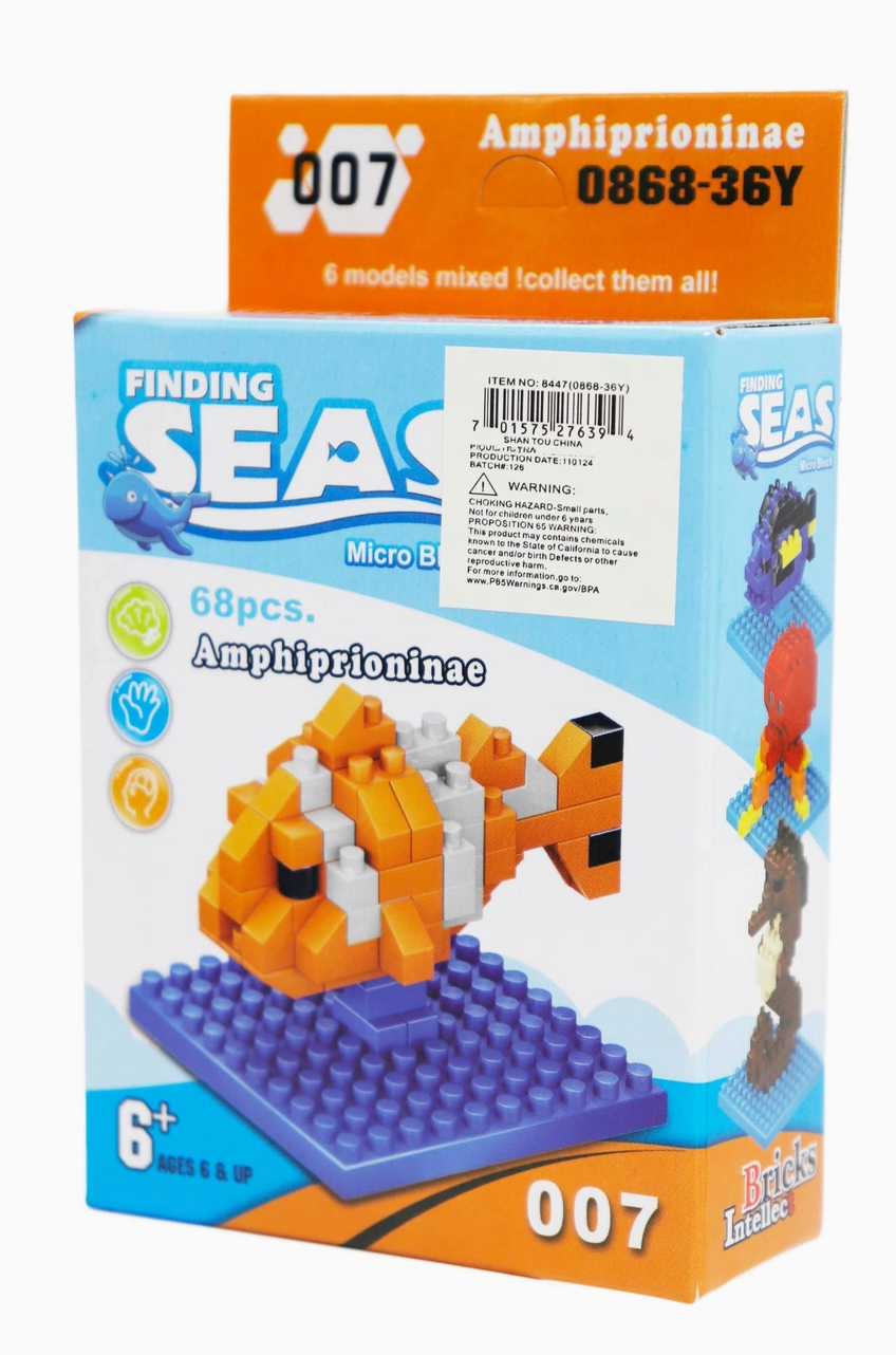 Sea Animals Diy Building Block Kit