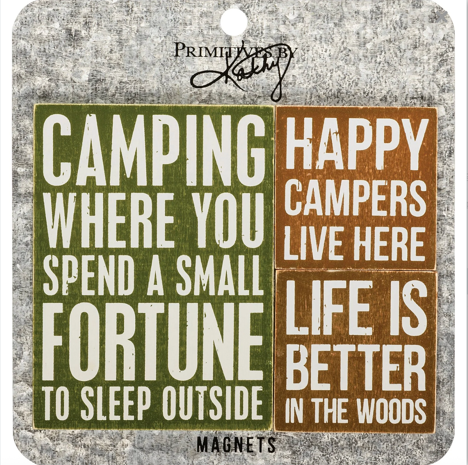 Happy Campers Magnet Set