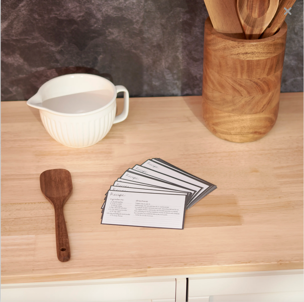 Baking Recipe Cards