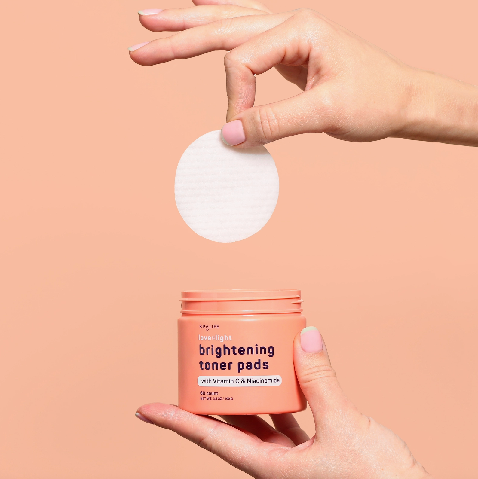 Love + Light Brightening Toner Pads - 60 Count