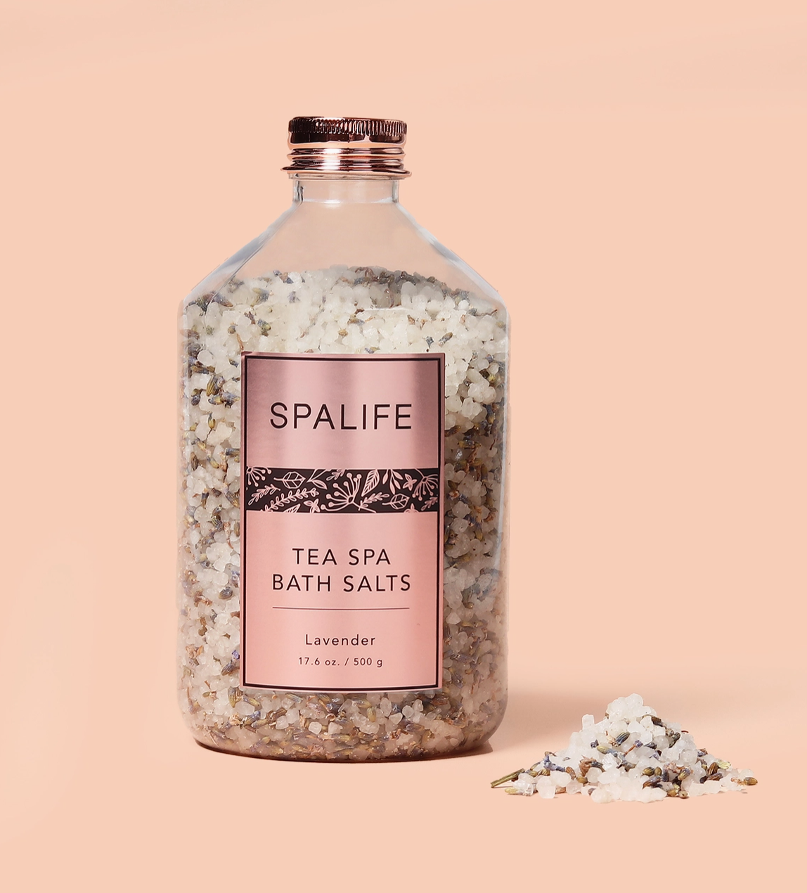 Petal-Infused Effervescent Mineral Bath Salts