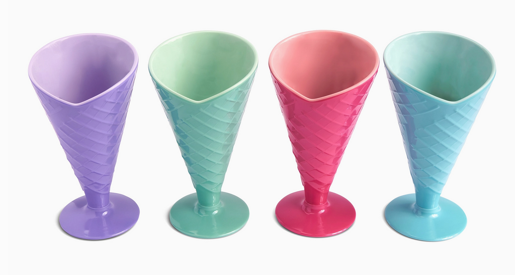 Melamine Sugar Cone Ice Cream Cup