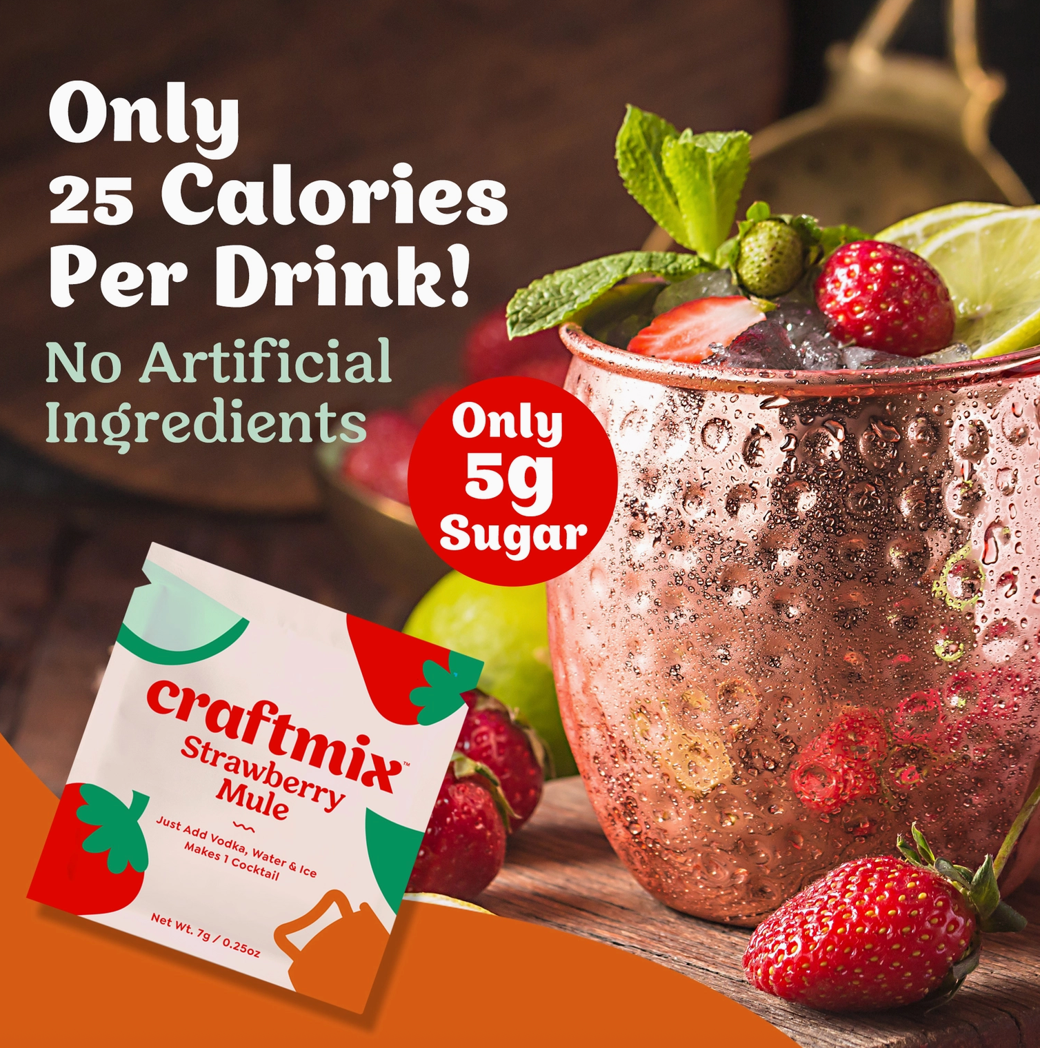 Cocktail / Mocktail Mixers- 1 mixer packet