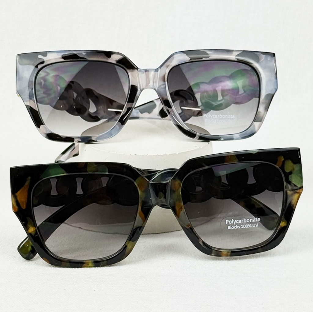 Leopard Design Fashion Shades Sunglasses