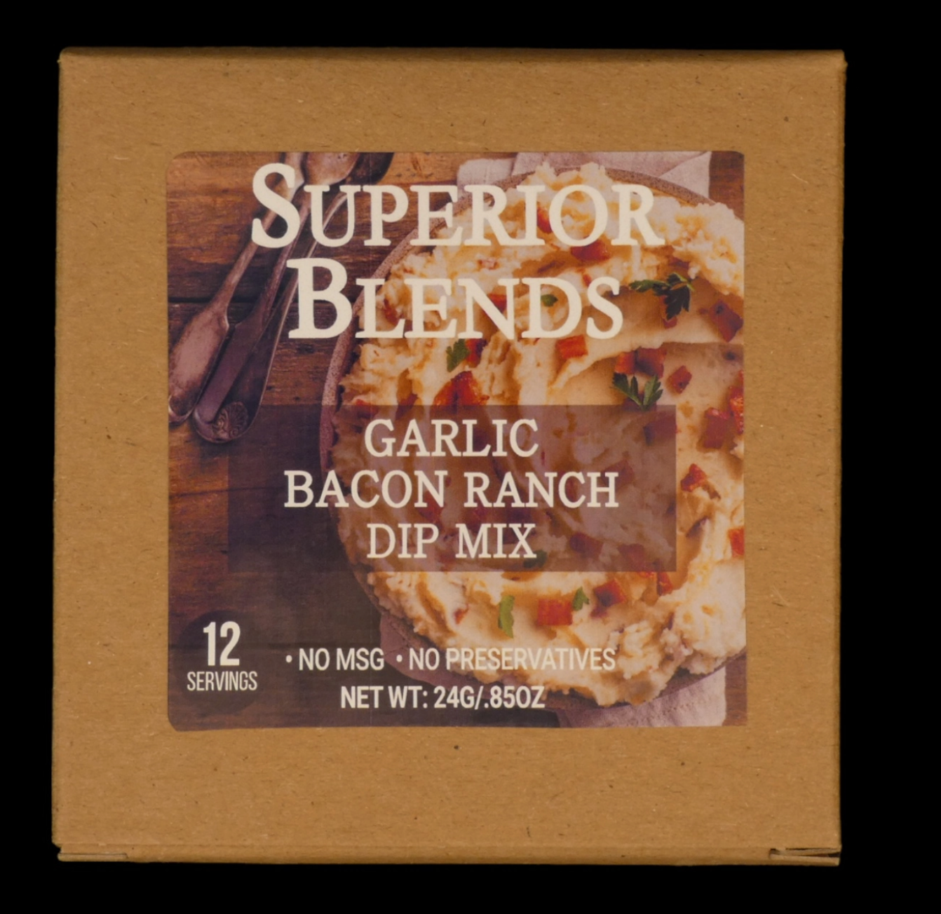 Garlic Bacon Ranch Dip Mix