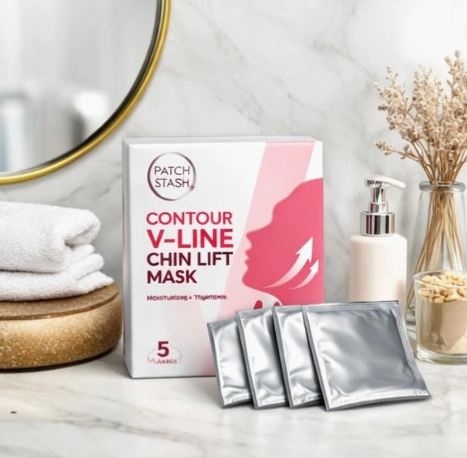 Patch Stash Contour V-Line Chin Lift Mask
