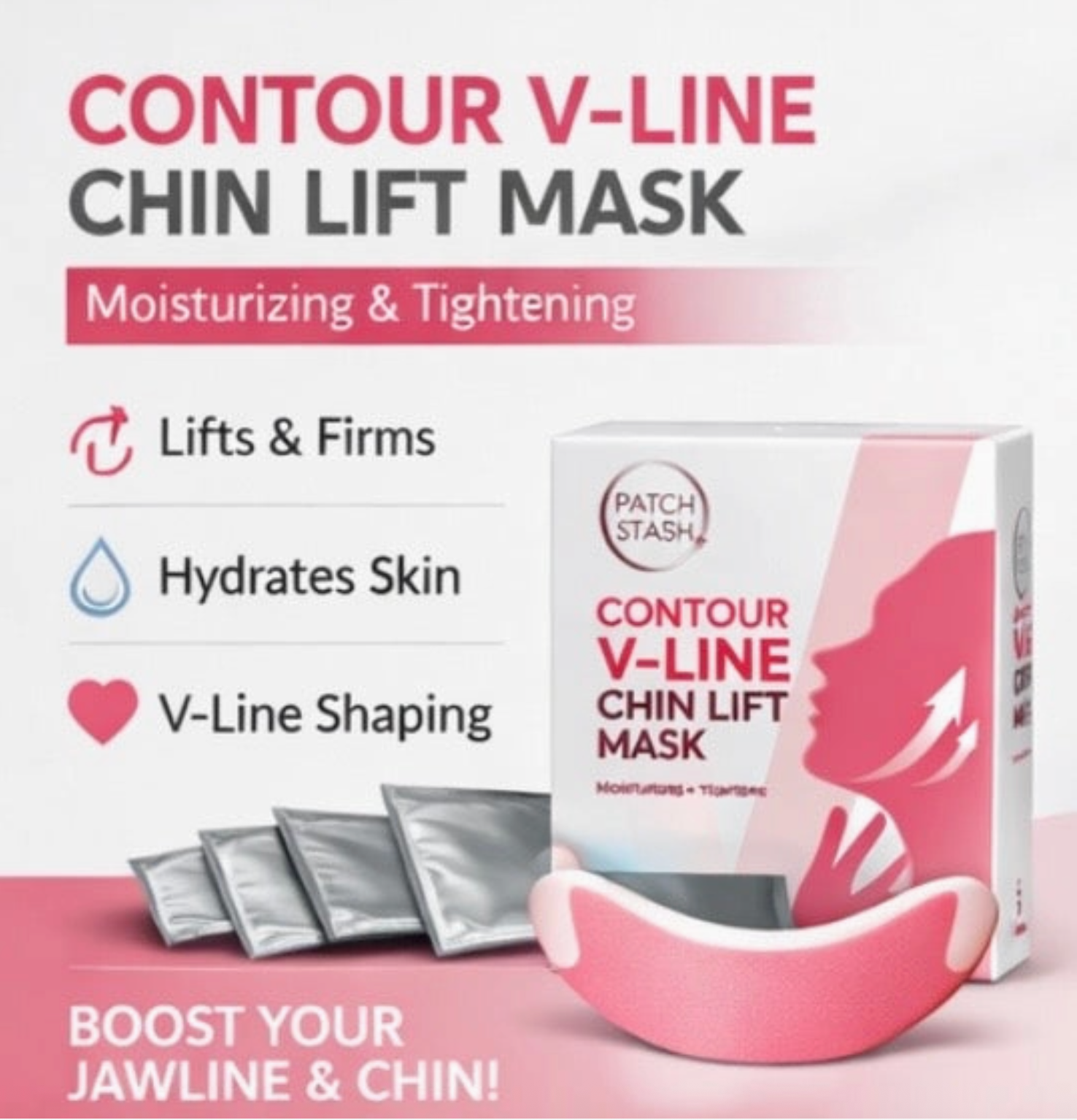 Patch Stash Contour V-Line Chin Lift Mask