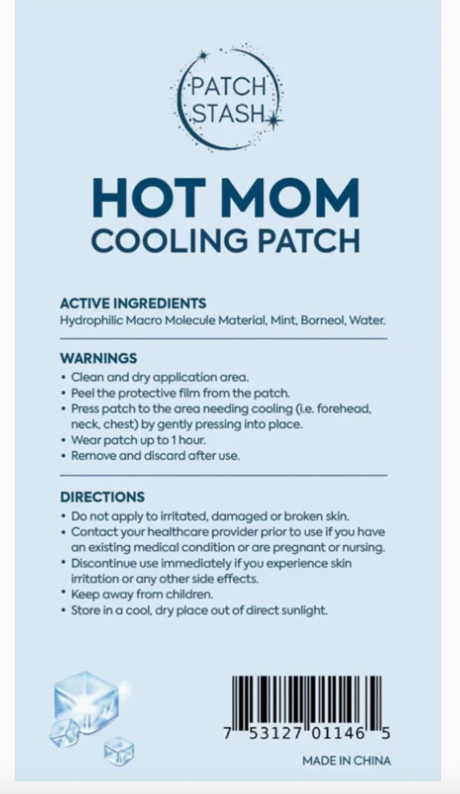 Patch Stash Hot Mom Cooling Patch