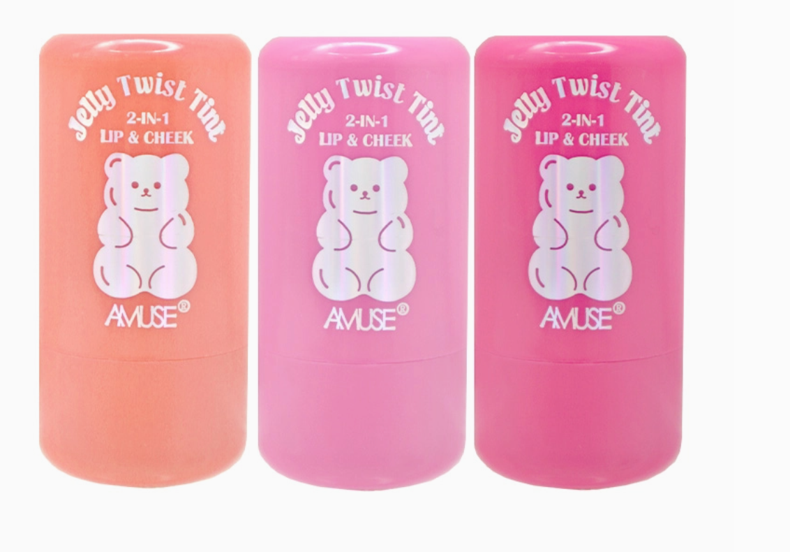 Amuse Jelly Twist 2-in-1 Lip & Cheek Tint