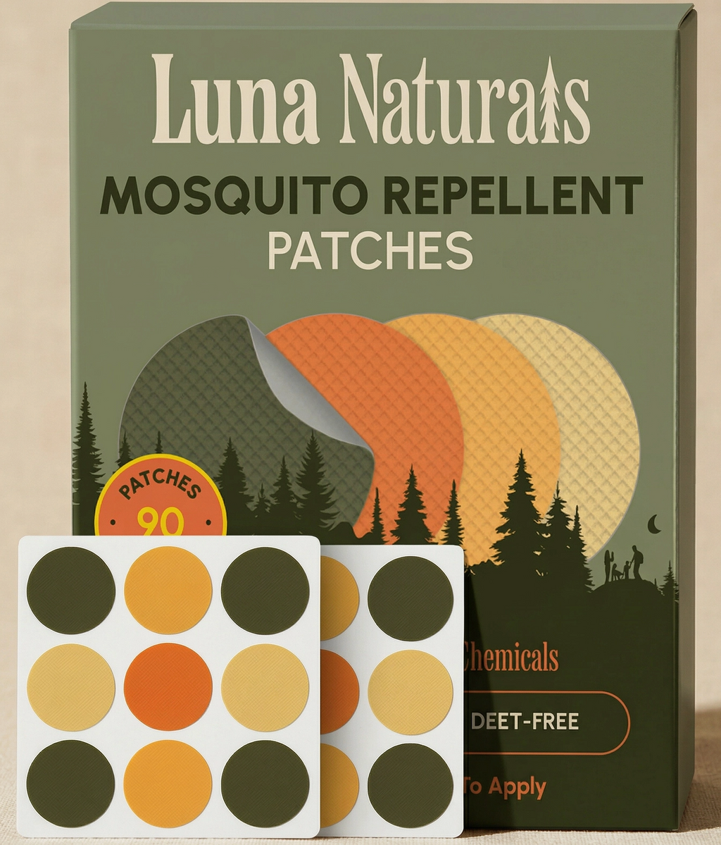 Mosquito Repellent Patches | Fresh & Herbal | 90 Patches