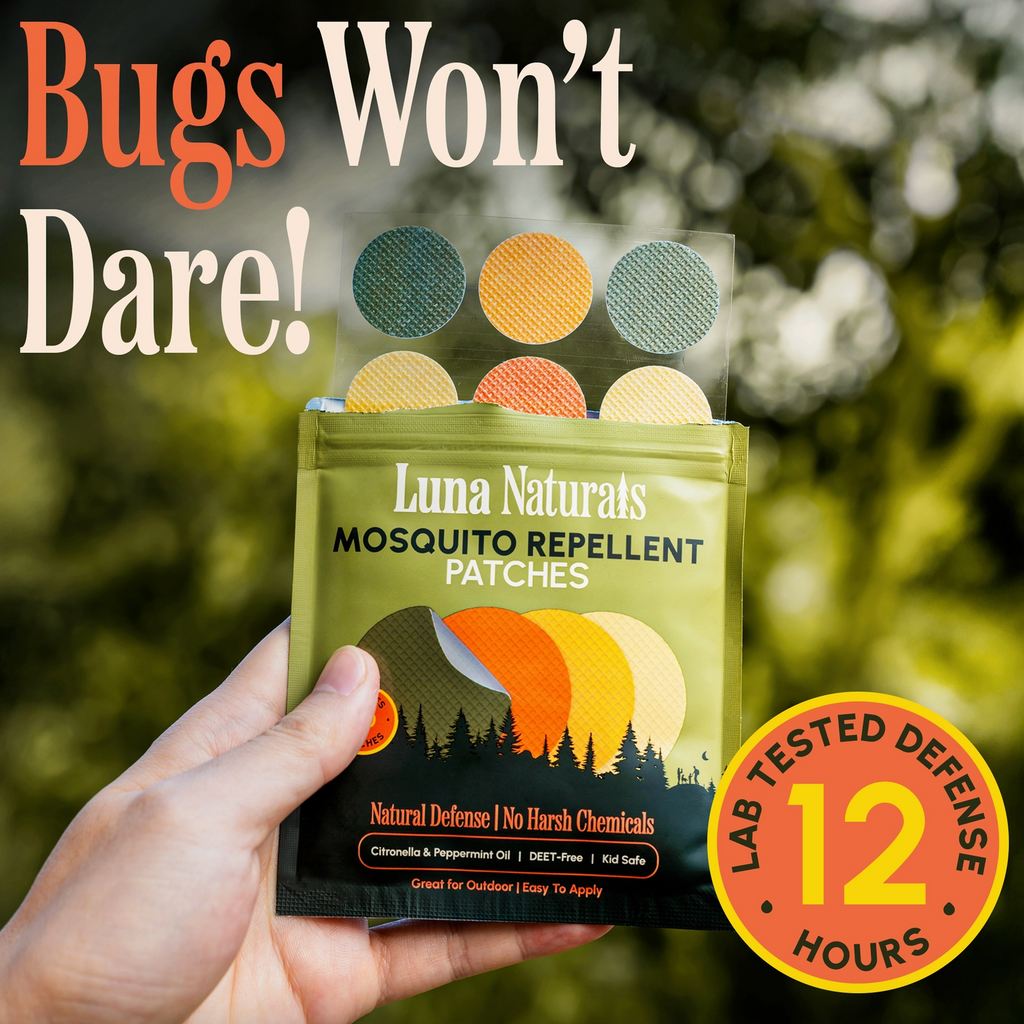Mosquito Repellent Patches | Fresh & Herbal | 90 Patches