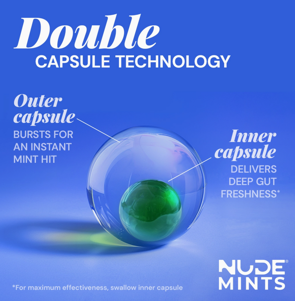 NUDE Mints - Dual Action Liquid Mint Capsules