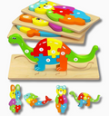 Wooden Puzzle Montessori Educational Brain Toy- Mystery puzzle