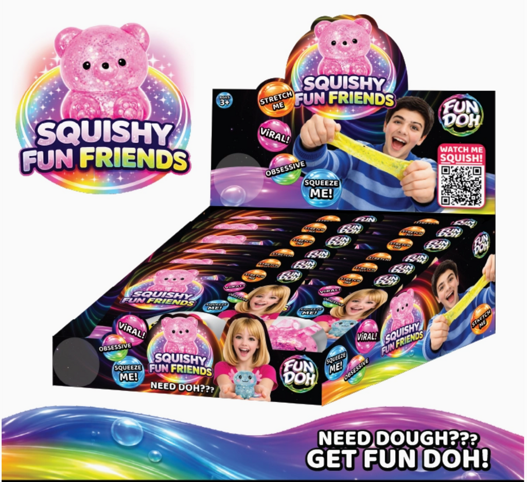 Fun Doh Squish and Squeeze Gummy Fidget Toy