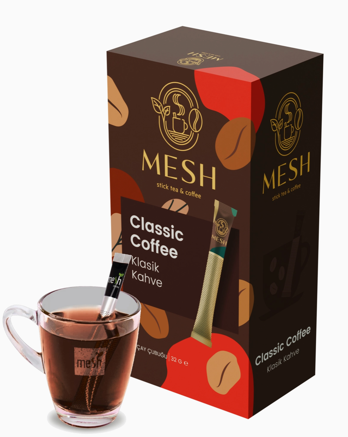 Classic Coffee Mesh Sticks (16 Servings)