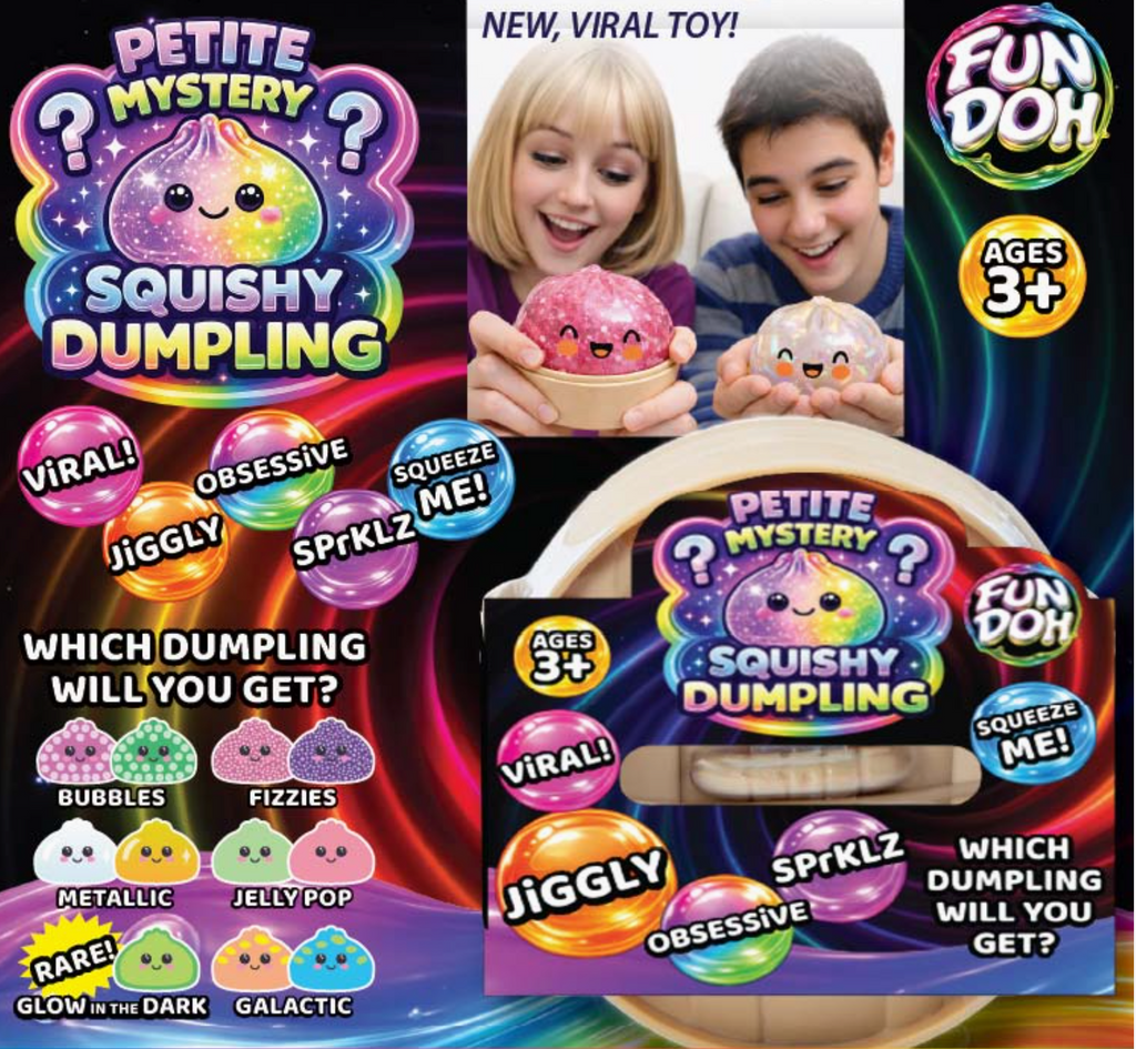 Fun Doh Squishy Mystery Mini Petite 2.5" Dumpling