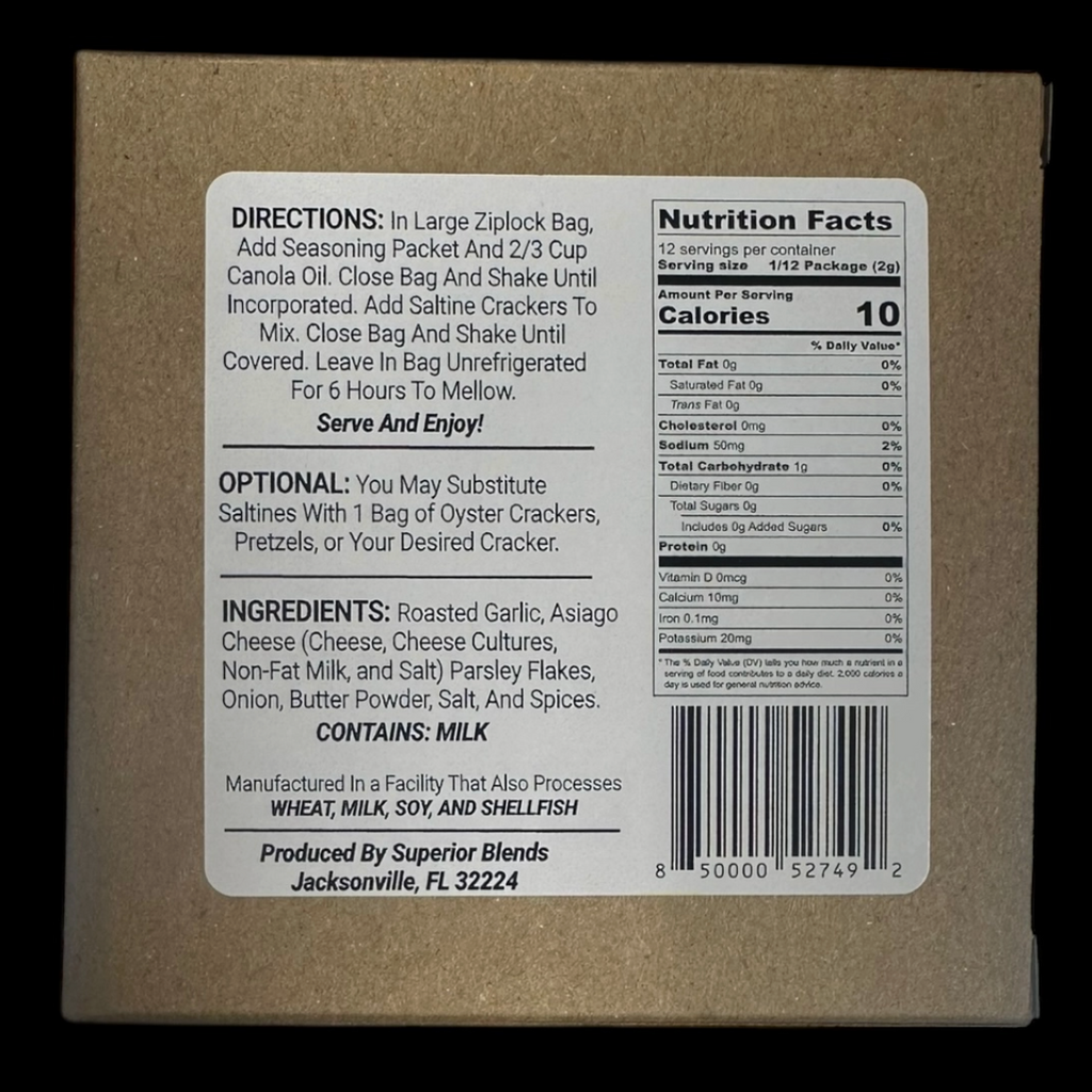 Cracker Seasoning