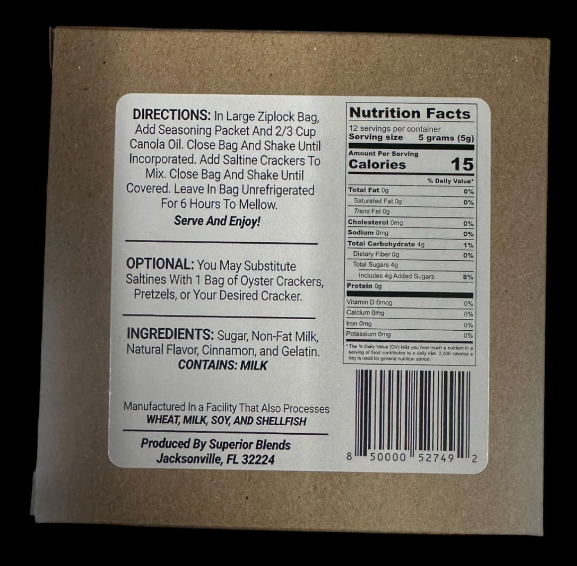 Cracker Seasoning