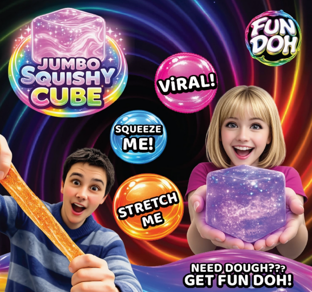 Fun Doh Jumbo Squishy Cube | Viral