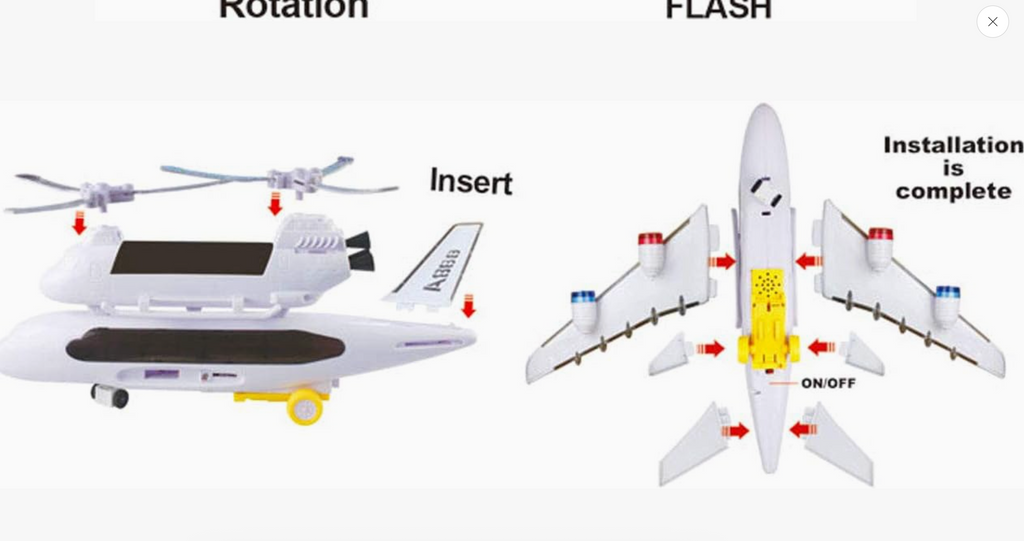 Bump Go Airplane with Helicopter