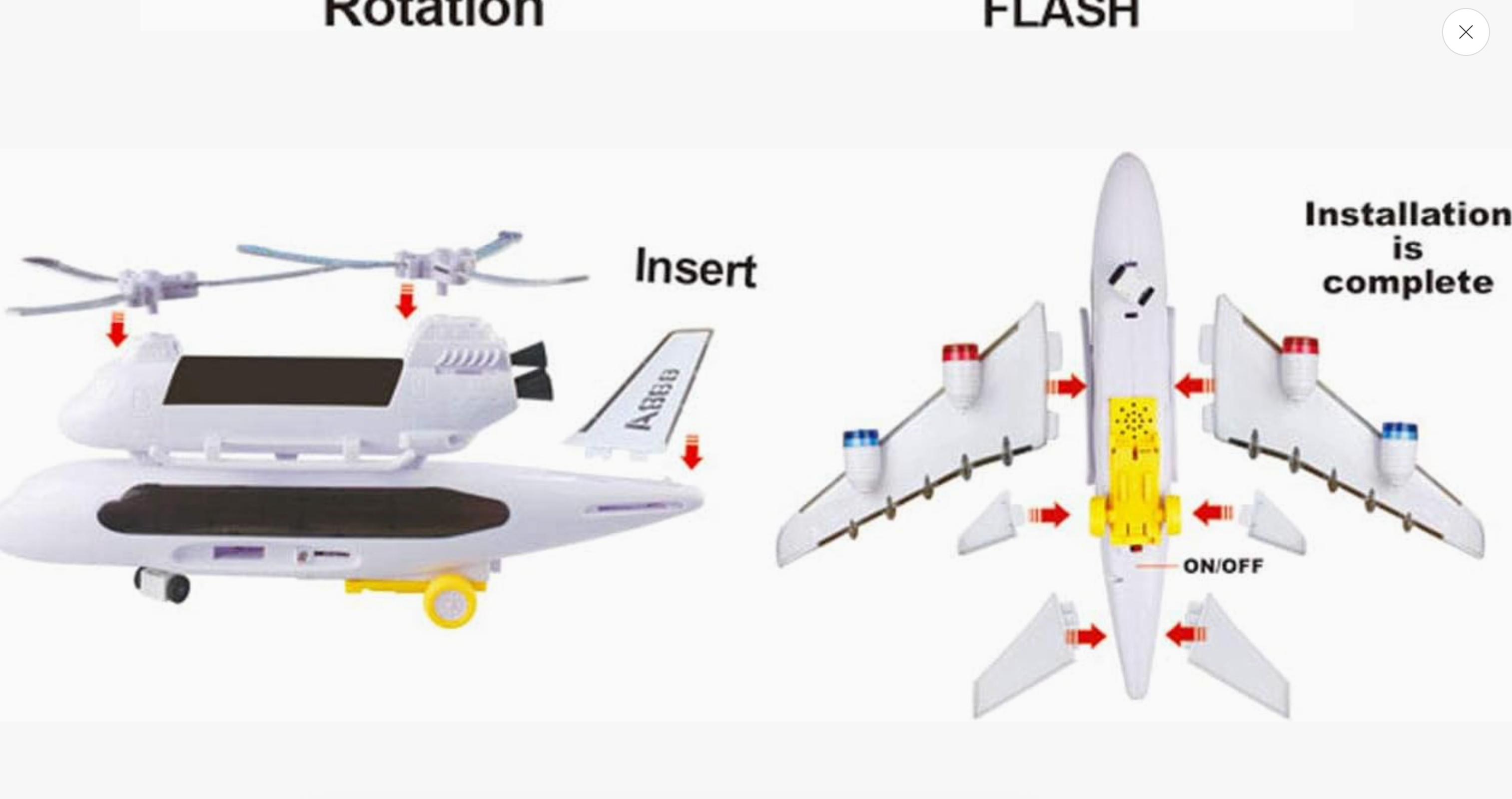 Bump Go Airplane with Helicopter