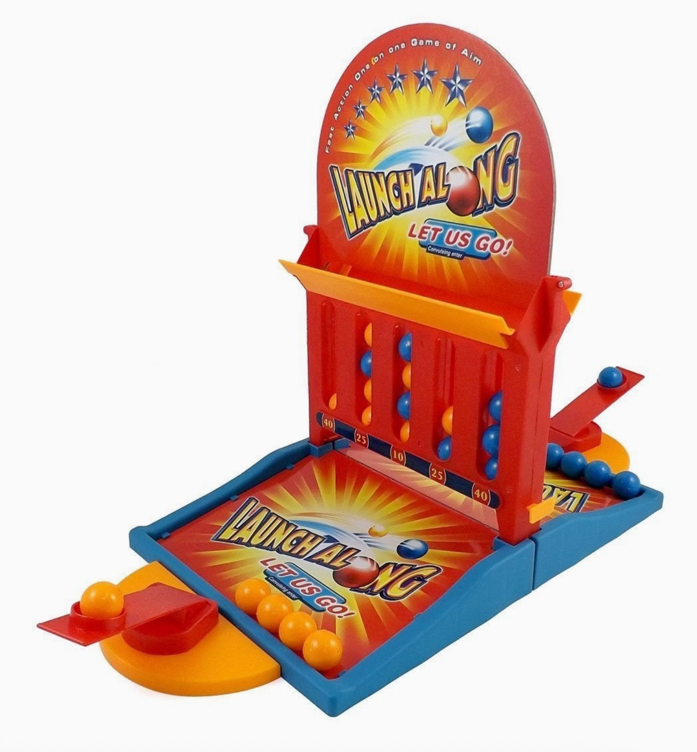 Launch Along Connect Four Board Game