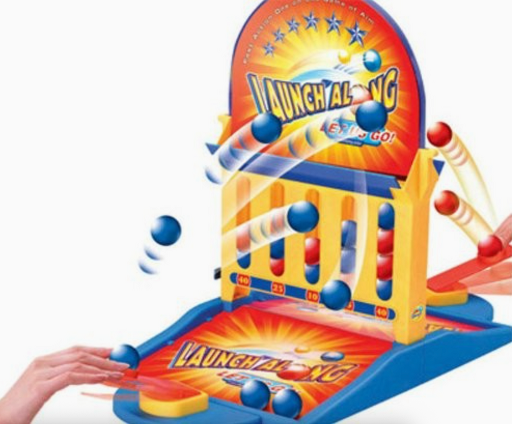 Launch Along Connect Four Board Game