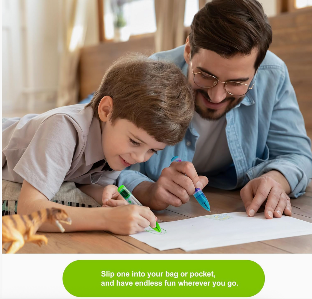 Liquid Motion Bubbler Pens Toy- Ink color same as pen color