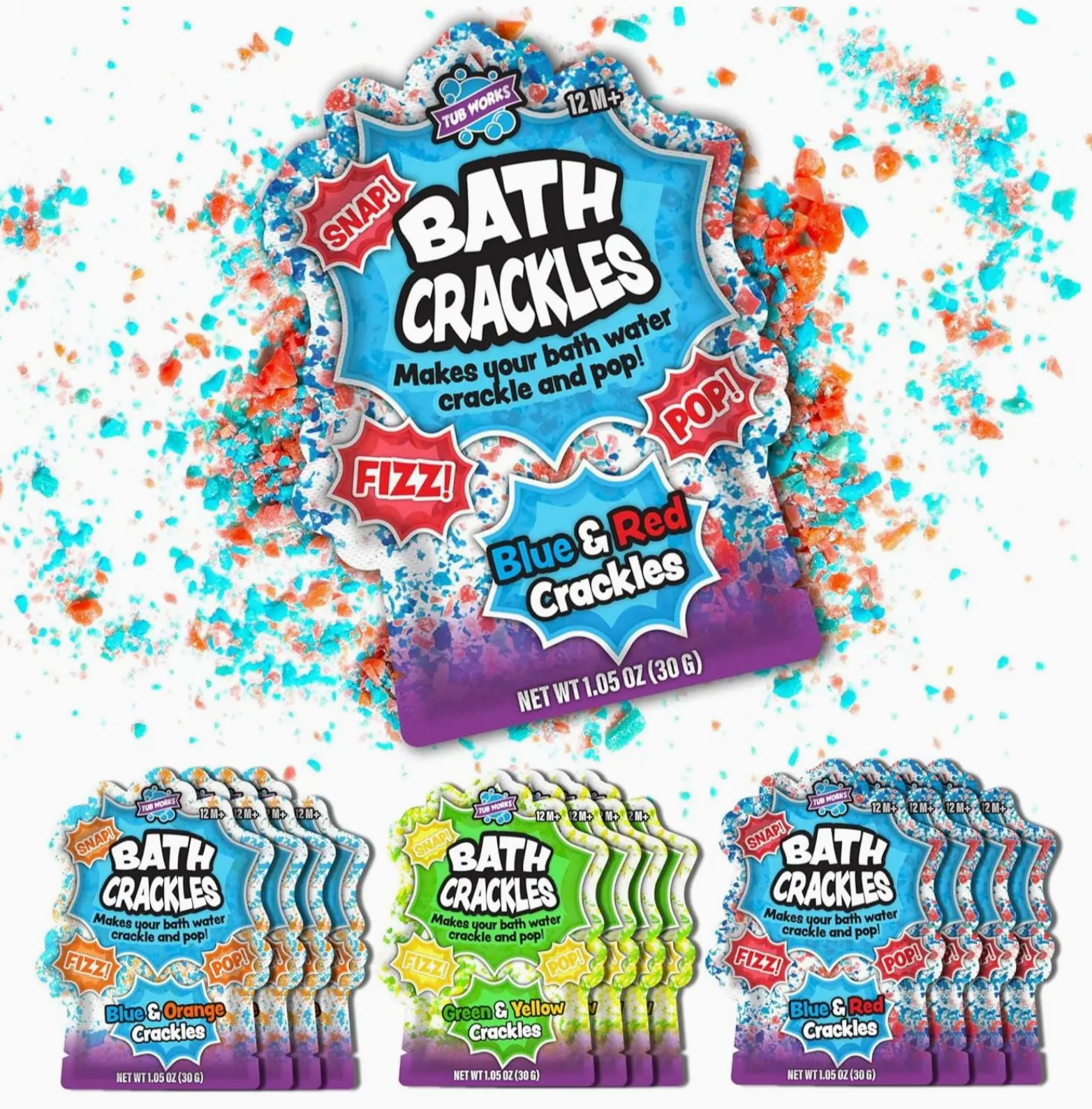 Tub Works® Bath Crackles- 1 packet