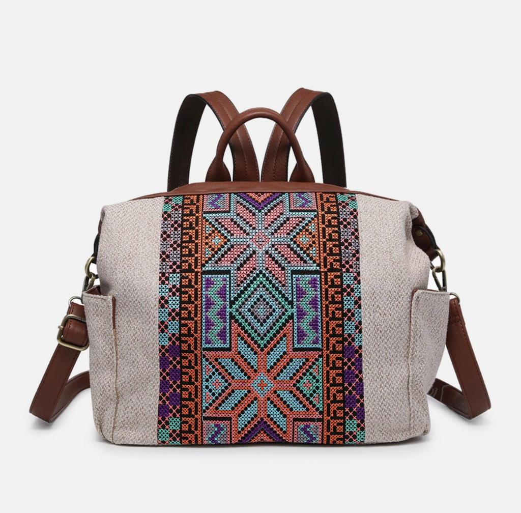 Lexie Aztec Backpack/Satchel