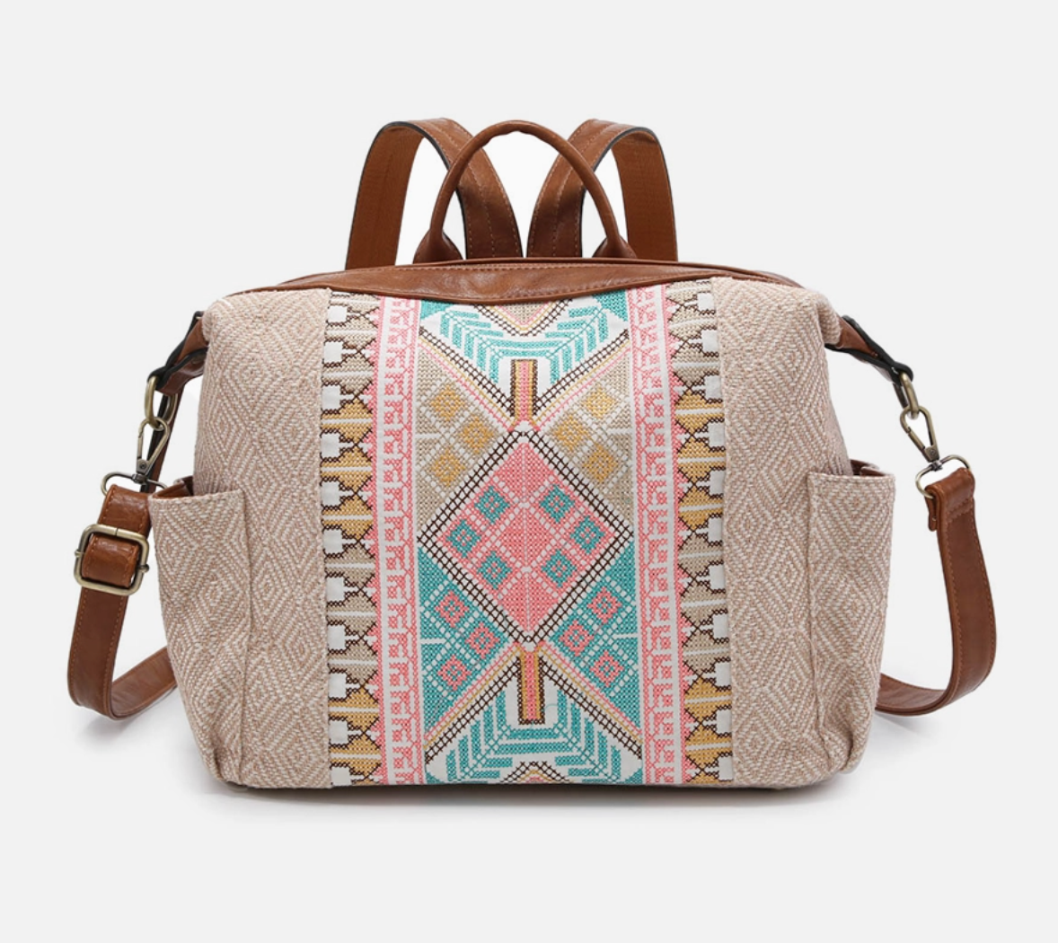 Lexie Aztec Backpack/Satchel