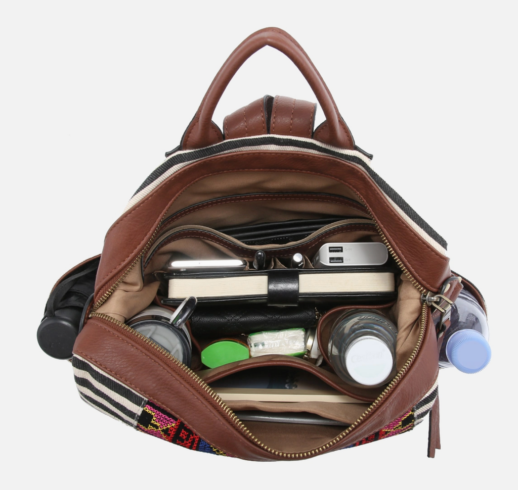 Lexie Aztec Backpack/Satchel