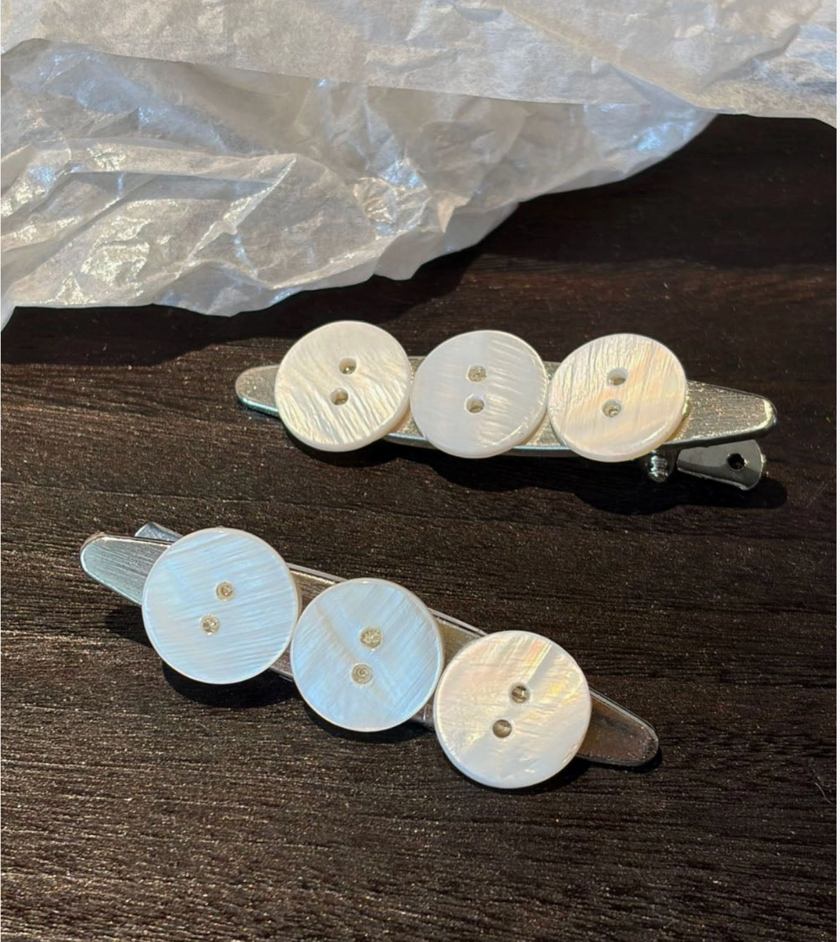Retro Handmade Natural Shell Duckbill Hair Clip- 1 clip (not a set)