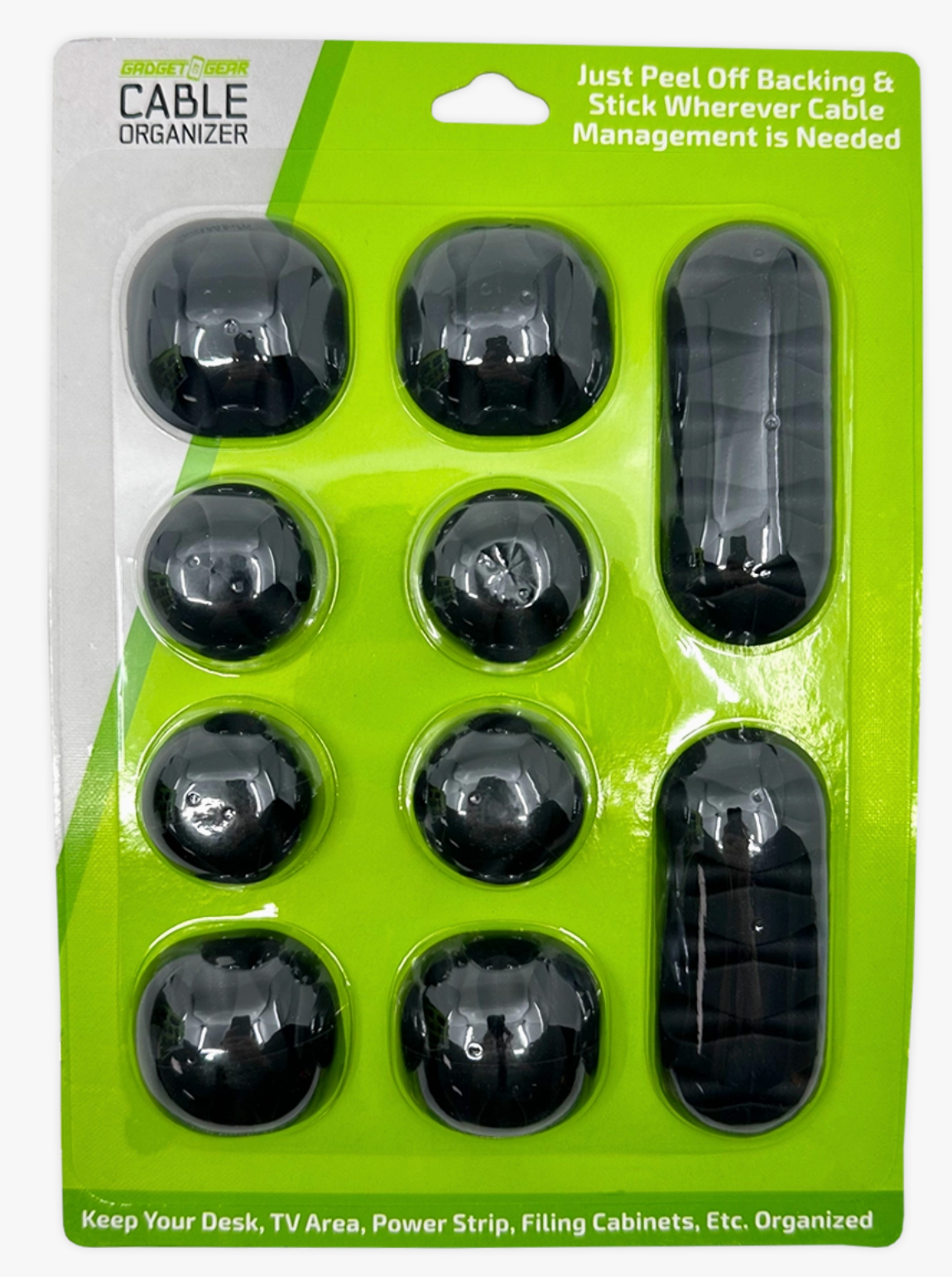 Gadget Gear Cable Organizer Pack Assortment