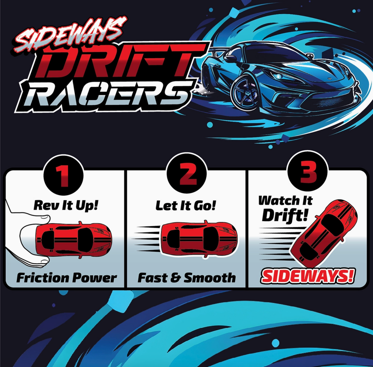 Sideways Drift Racers Friction Car