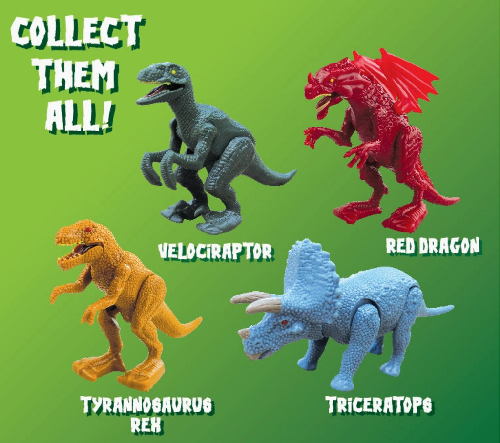 So Much Fun! Wind-Up Action Dinosaur Toy- Mystery Color