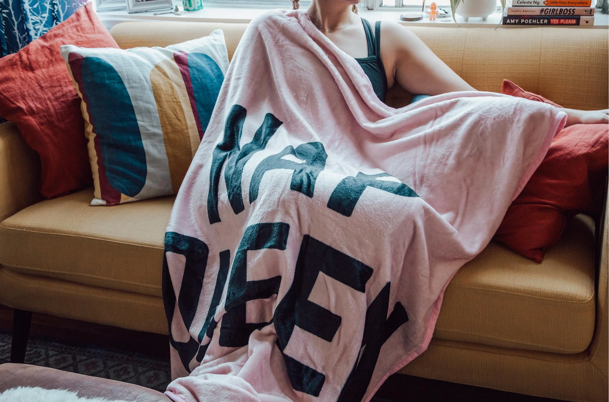 Nap Queen 45 X 60 Inch Fleece Throw Blanket