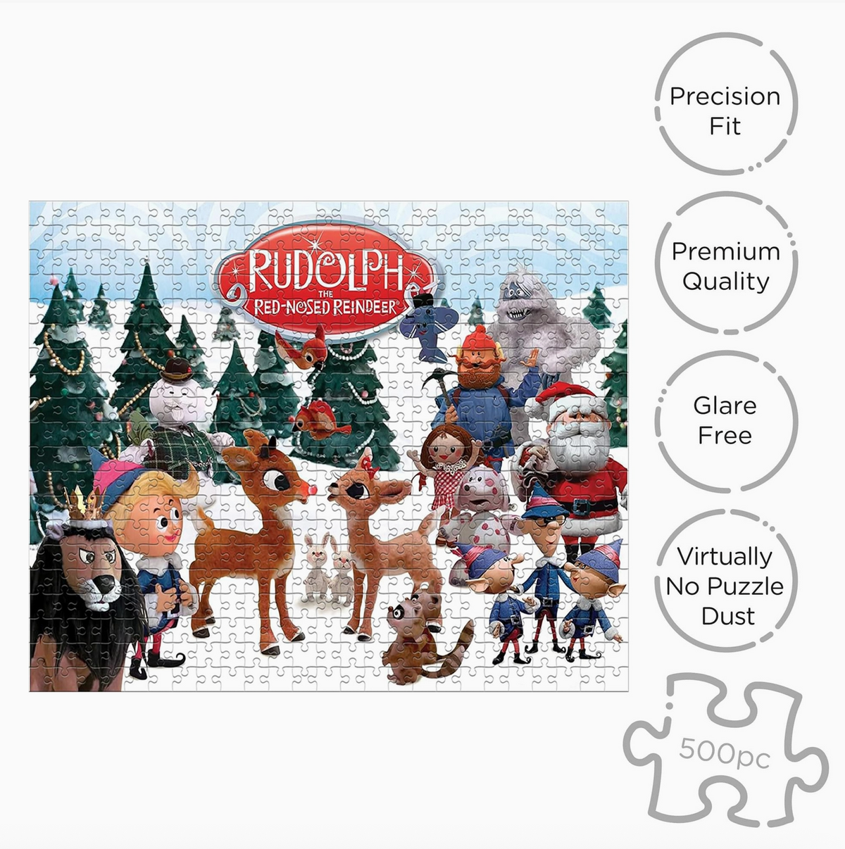 Rudolph the Red-Nosed Reindeer 500 Piece Jigsaw Puzzle
