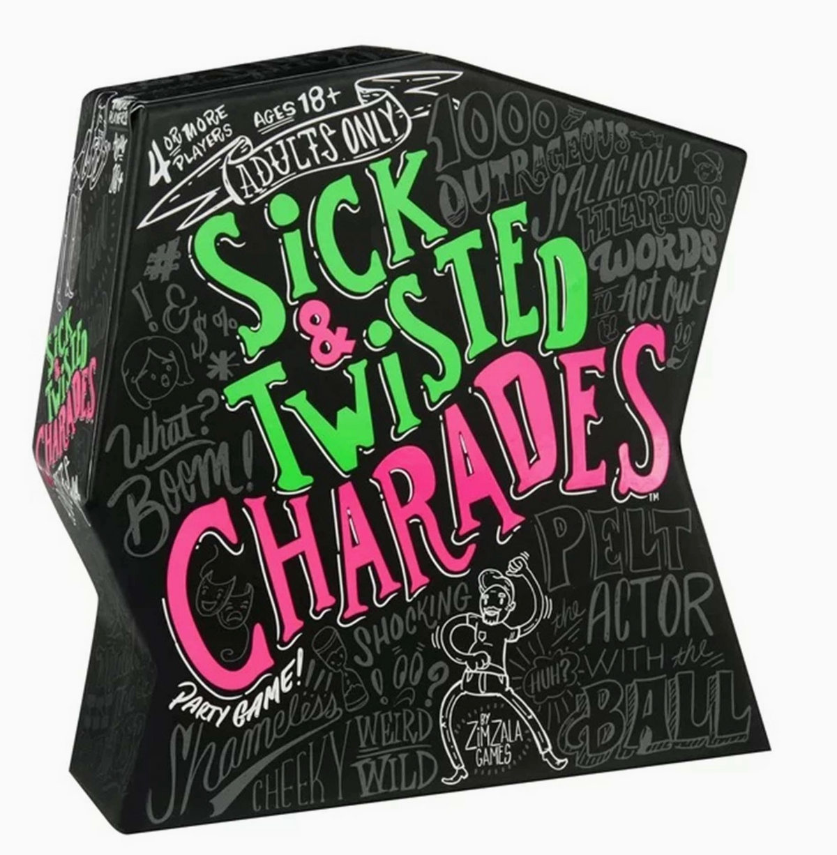 Sick & Twisted Charades Party Game For Adults