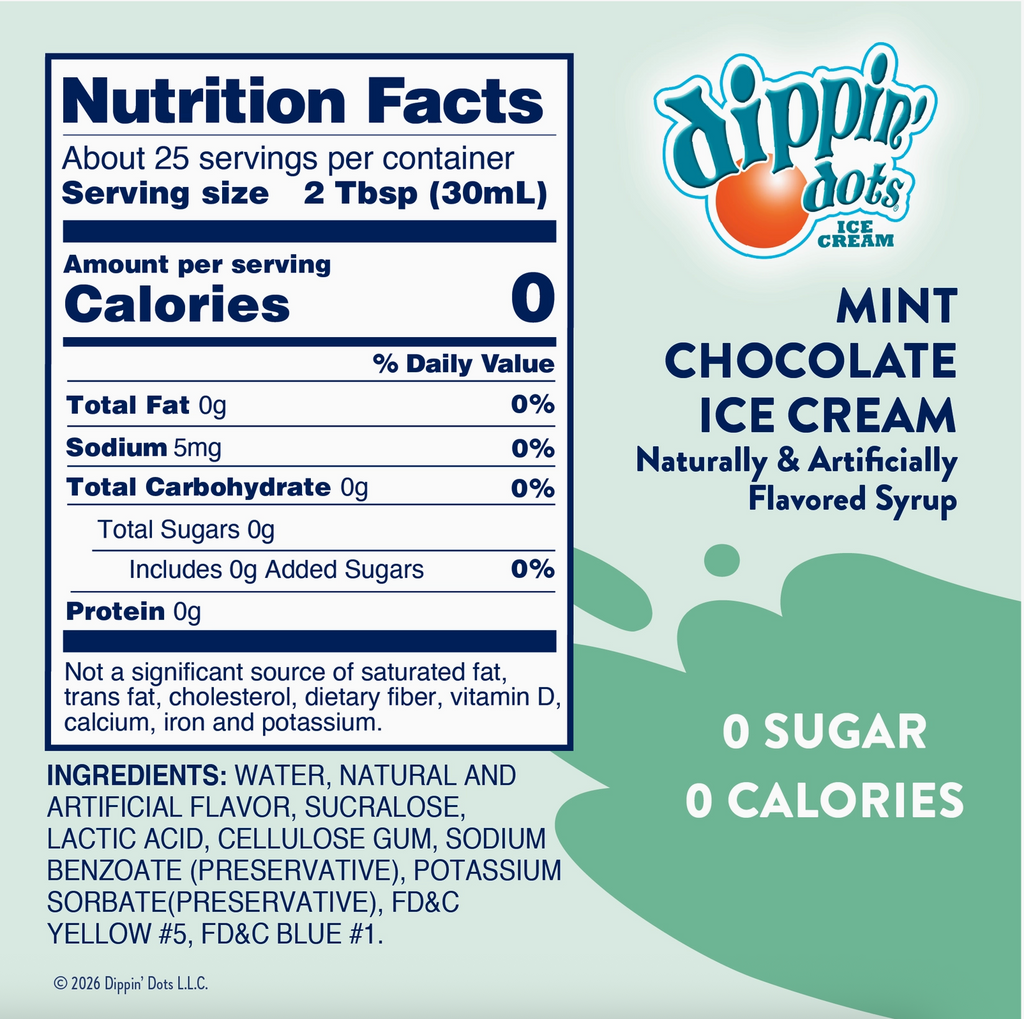Dippin' Dots® Sugar Free Syrup