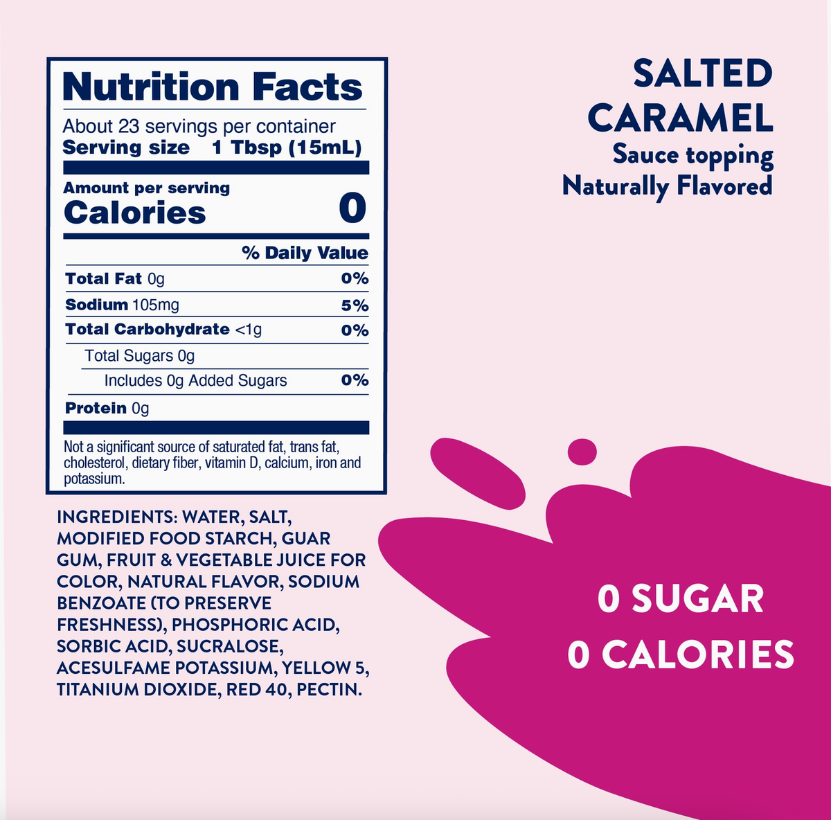 Sugar Free Sauce